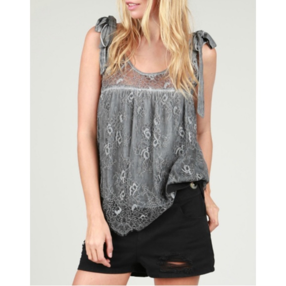 Lace Bow Tank - Picture 5 of 6